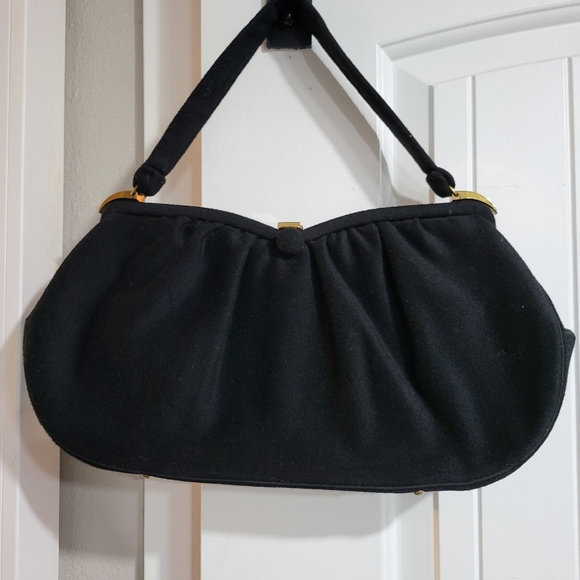 Vintage Wool Purse - Picture 2 of 5